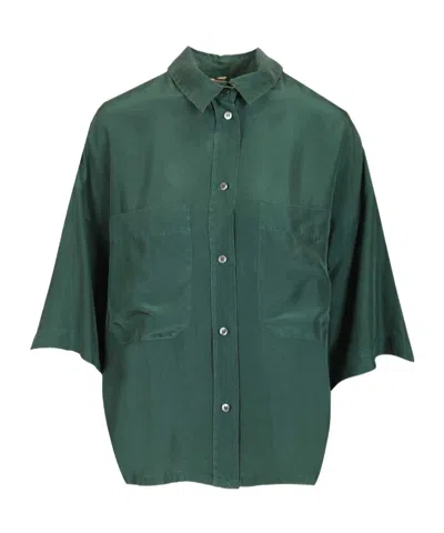Barena Venezia Barena Priscilla Boxy Shirt In Green