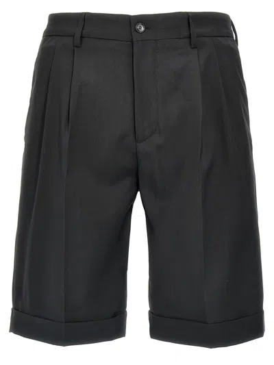 Barena Venezia Barena 'scandola Tropical' Bermuda Shorts In Black