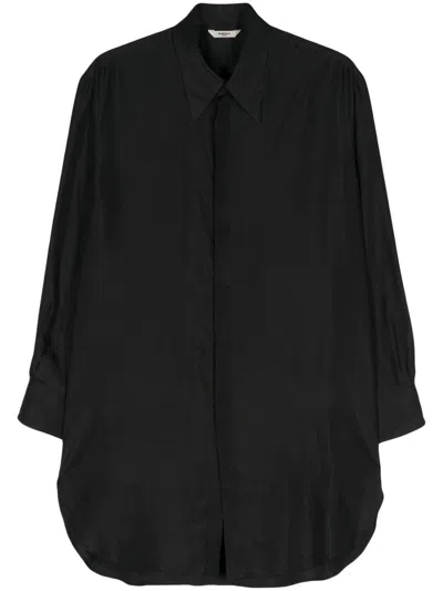 Barena Venezia Lela Pura Silk Shirt In Black
