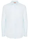 Barena Venezia Long-sleeve Linen Shirt In Blue