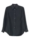 Barena Venezia Long-sleeve Button-up Shirt In Gray