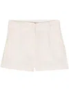 Barena Venezia Dori Canne Linen Shorts In White