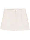 Barena Venezia Dori Canne Linen Shorts In White