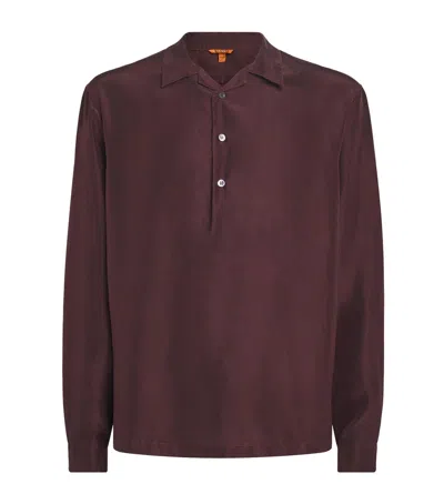 Barena Venezia Barena Silk Genga Shirt In Brown
