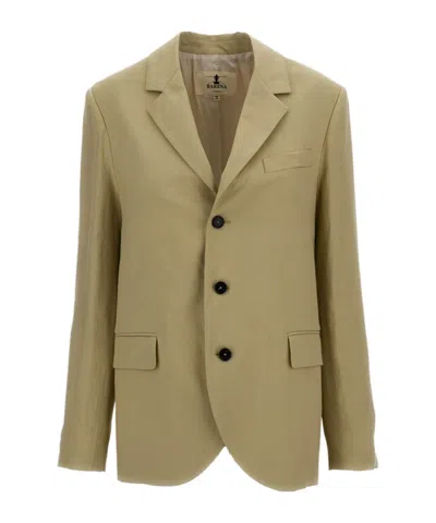Barena Venezia Barena Single Breasted Jacket In Brown