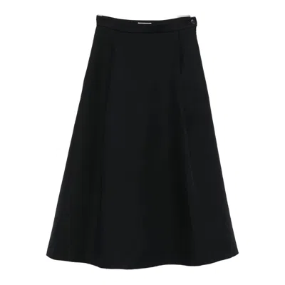 Barena Venezia Logo Half-length Skirt In Black