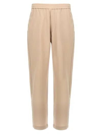 Barena Venezia Riobarbo Pants Elastic Waistband Pockets In Beige