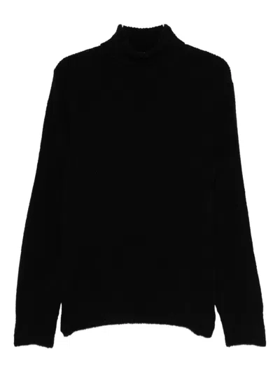 Barena Venezia Barena Black Roll Neck Ribbed