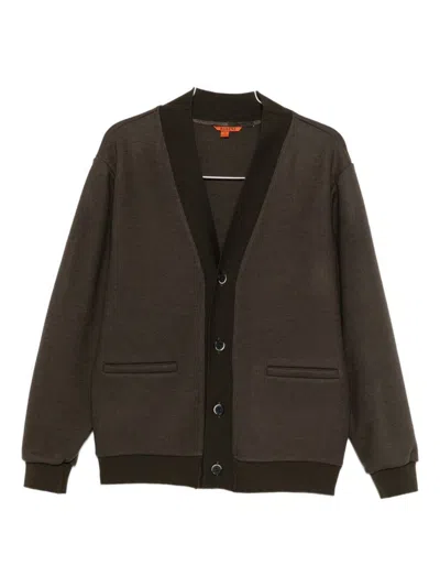 Barena Venezia Button-fastening V-neck Cardigan In Brown