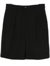 Barena Venezia Barena Tailored Black Shorts In Black