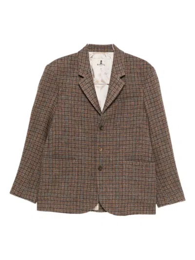 BARENA VENEZIA BARENA THREE-BUTTON CHECKED BLAZER
