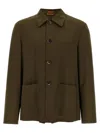 Barena Venezia Barena 'visal' Overshirt In Brown