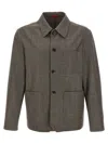 Barena Venezia Barena 'visal' Overshirt In Brown