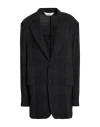 Barena Venezia Barena Woman Blazer Charcoal Size 8 Viscose, Virgin Wool, Polyamide, Elastane In Gray