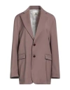 Barena Venezia Barena Woman Blazer Light Brown Size 10 Virgin Wool In Sand