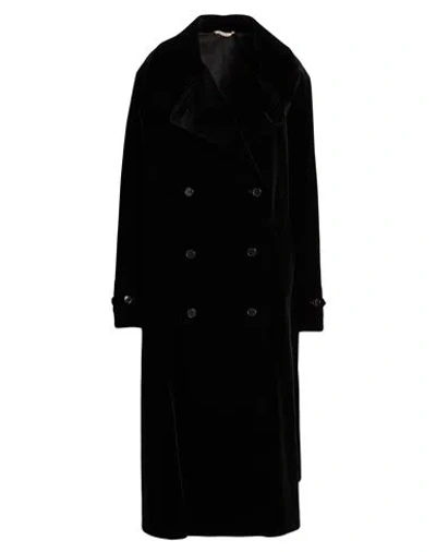 Barena Venezia Barena Woman Coat Black Size 6 Cotton, Elastane