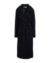 Barena Venezia Barena Woman Coat Midnight Blue Size 6 Virgin Wool, Polyamide, Viscose, Acetate, Cotton
