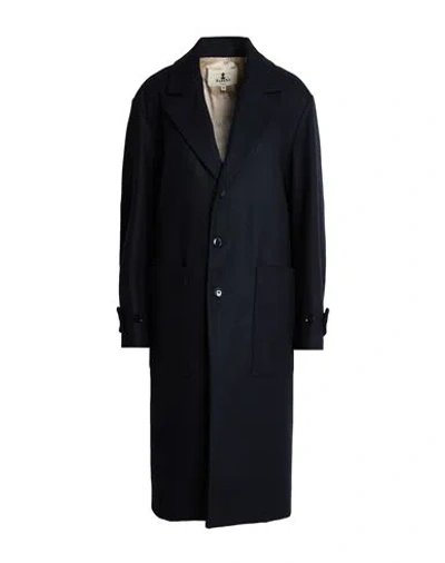 Barena Venezia Barena Woman Coat Navy Size 6 Wool, Polyamide In Blue