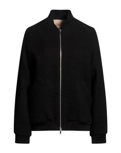 Barena Venezia Barena Woman Jacket Black Size 6 Virgin Wool, Polyamide