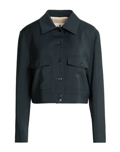 Barena Venezia Barena Woman Jacket Charcoal Size 6 Wool In Black