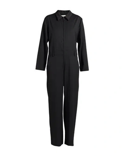 Barena Venezia Barena Woman Jumpsuit Black Size 4 Virgin Wool, Elastane
