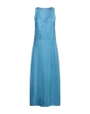 BARENA VENEZIA BARENA WOMAN MAXI DRESS AZURE SIZE 10 SILK