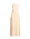 Barena Venezia Barena Woman Maxi Dress Beige Size 8 Viscose, Linen In Beige