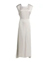 Barena Venezia Barena Woman Maxi Dress Grey Size 12 Viscose In Grey