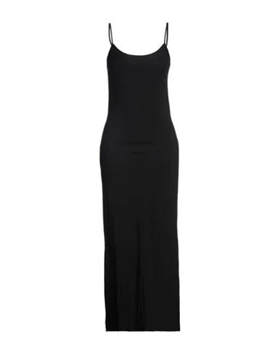 Barena Venezia Barena Woman Midi Dress Black Size 6 Virgin Wool, Elastane