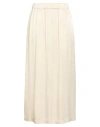Barena Venezia Barena Woman Midi Skirt Cream Size 6 Viscose In White