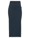 Barena Venezia Barena Woman Midi Skirt Navy Size L Viscose, Polyester In Navy Blue