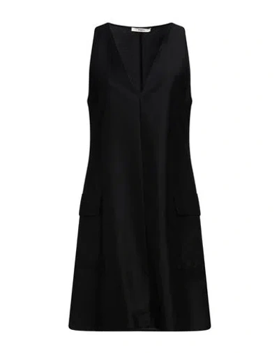 Barena Venezia Barena Woman Mini Dress Black Size 4 Virgin Wool, Polyamide