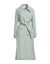 Barena Venezia Barena Woman Overcoat & Trench Coat Sage Green Size 6 Cotton, Elastane