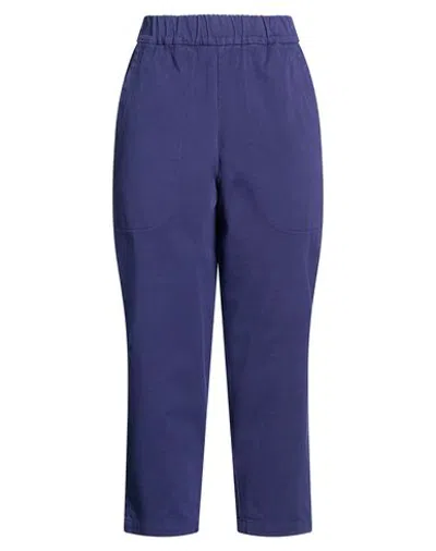Barena Venezia Barena Woman Pants Blue Size 6 Cotton, Elastane In Multi