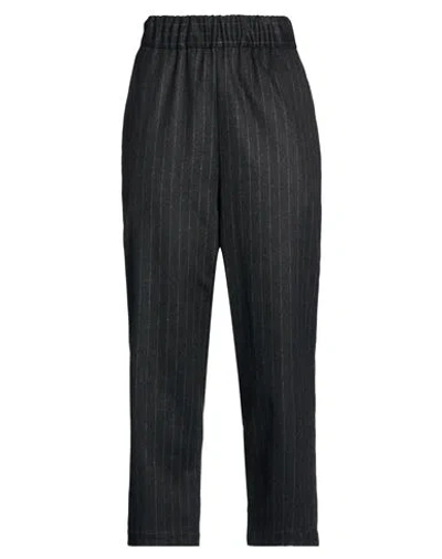 Barena Venezia Barena Woman Pants Charcoal Size 4 Virgin Wool, Polyester, Cashmere In Black