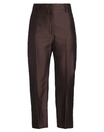 Barena Venezia Barena Woman Pants Dark Brown Size 4 Cotton, Polyamide