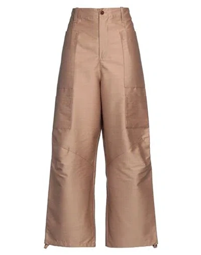 Barena Venezia Barena Woman Pants Light Brown Size 2 Virgin Wool, Polyamide In Beige