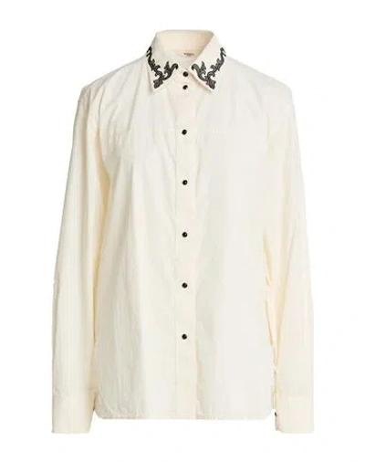 Barena Venezia Barena Woman Shirt Ivory Size 6 Cotton In White