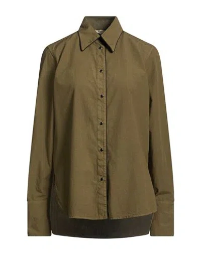 Barena Venezia Barena Woman Shirt Military Green Size 6 Virgin Wool