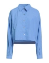 Barena Venezia Barena Woman Shirt Sky Blue Size 6 Cotton In Blue