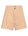 Barena Venezia Barena Woman Shorts & Bermuda Shorts Sand Size 6 Cotton In Beige