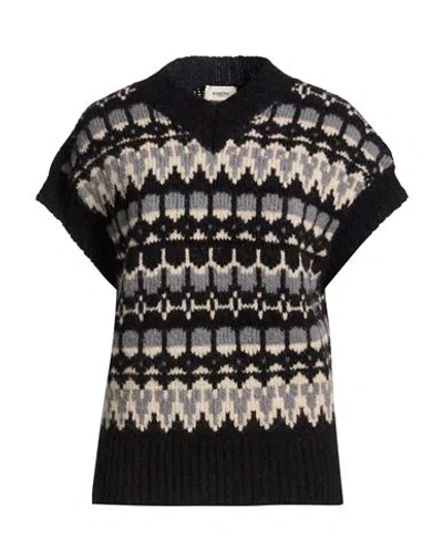 Barena Venezia Barena Woman Sweater Black Size M Alpaca Wool, Polyamide, Wool, Elastane In Multi