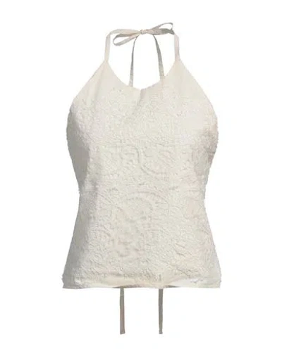Barena Venezia Barena Woman Top Cream Size S Silk, Cotton In White