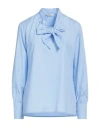 Barena Venezia Barena Woman Blouse Light Blue Size 10 Cotton In Blue