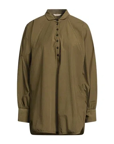 Barena Venezia Barena Woman Top Military Green Size 4 Cotton