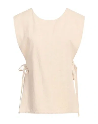 Barena Venezia Barena Woman Top Sand Size M Viscose, Linen In Beige