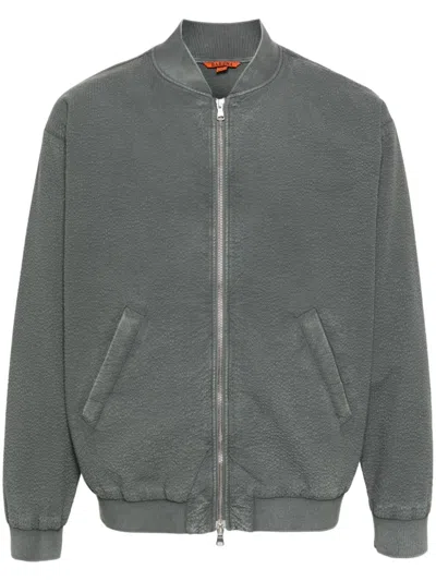 Barena Venezia Textured-finish Jacket In Grey