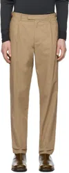 Barena Venezia Beige Masco Vion Trousers In Khaki 360