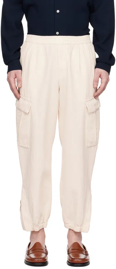 Barena Venezia Beige Rambagio Crespon Trousers In 485