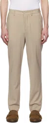 Barena Venezia Beige Tropical Wool Trousers In Sasso 530
